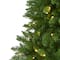 6ft. Pre-Lit Green Mountain Pine Artificial Christmas Tree, Clear LED Lights